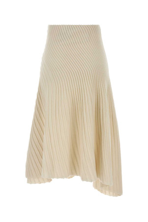 Ivory wool blend skirt ALAIA (AA9J2481K163C)