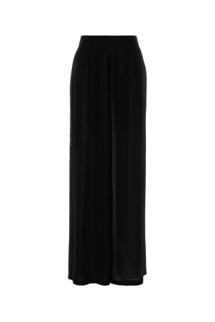 Black viscose blend wide-leg pant ALAIA (AA9P1316K140C)