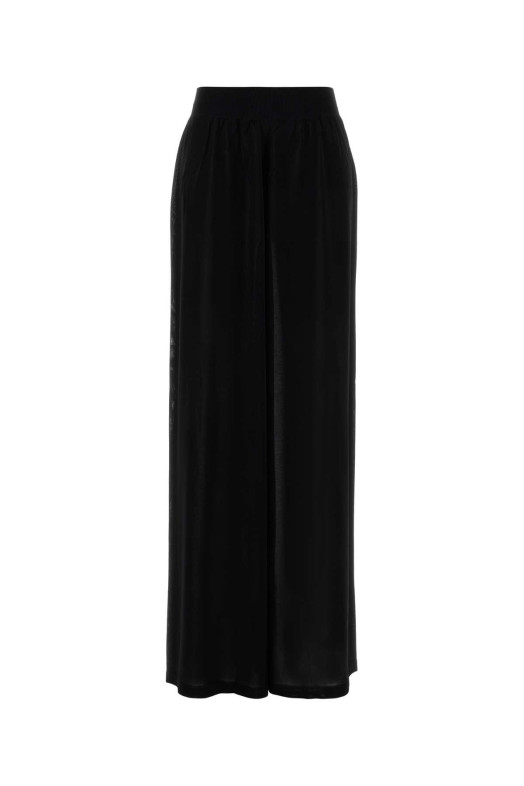 Black viscose blend wide-leg pant ALAIA (AA9P1316K140C)