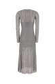 Silver crochet dress ALAIA (AA9R2567M806A)