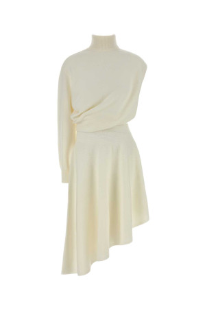 Ivory wool dress ALAIA (AA9R2847K160C)