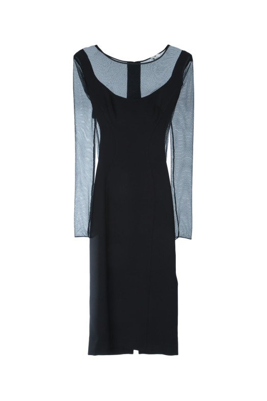 ABITO LONGUETTE TULLE ELISABETTA FRANCHI (AB89862E2)