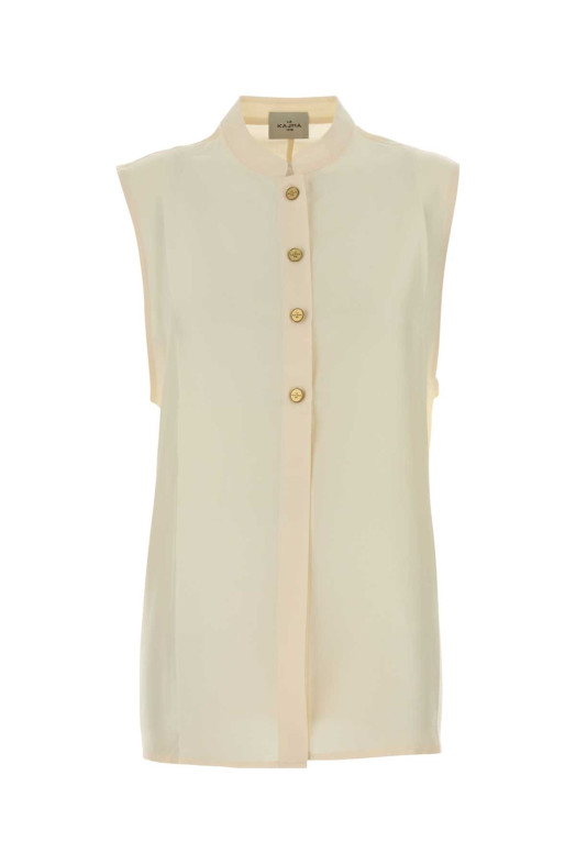 Cream silk shirt LE KASHA (ABYDOS0)