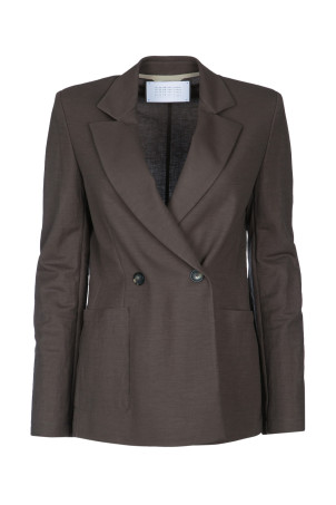 WOMEN D.B. BLAZER WITH SHOULDER PADS RAYON HARRIS WHARF LONDON (AK3502PYF)