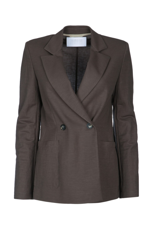 WOMEN D.B. BLAZER WITH SHOULDER PADS RAYON HARRIS WHARF LONDON (AK3502PYF)