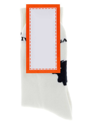 White stretch cotton blend socks GALLO (AP515071)