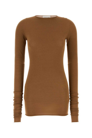 Caramel viscose blend Sita top Black ARMARIUM (ARMTMKT05V010)