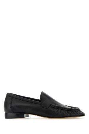 Black nappa leather Milan loafers ARMARIUM (ARMTMSC11NA04)