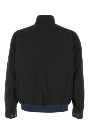 Navy blue cotton blend Arturo jacket PALTO' (B62PUARTUCOR)