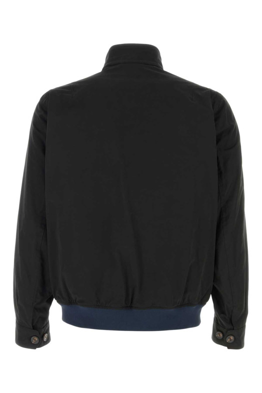 Navy blue cotton blend Arturo jacket PALTO' (B62PUARTUCOR)
