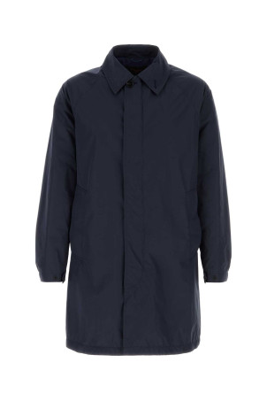 Blue polyester Pierangelo overcoat Multicolor PALTO' (B62PUPIEASIM)