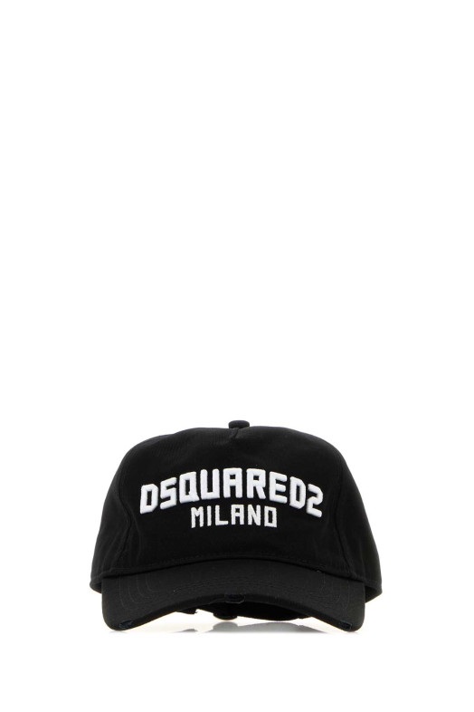 Черная хлопковая бейсболка DSQUARED (BCM093205C00001) DSQUARED2