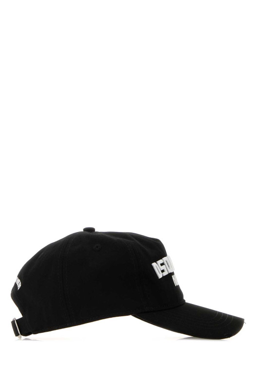 Черная хлопковая бейсболка DSQUARED (BCM093205C00001) DSQUARED2