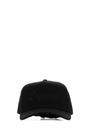 Black cotton baseball cap DSQUARED (BCM097605C00001)