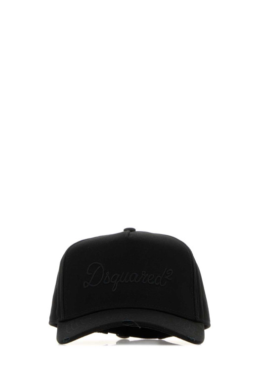 Черная хлопковая бейсболка DSQUARED (BCM097605C00001) DSQUARED2