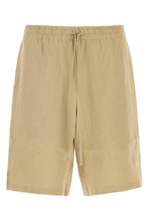 Beige linen bermuda shorts LE KASHA (BETUL00)