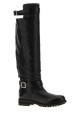Black leather Biker boots Black JIMMY CHOO (BIKERKBERZ)