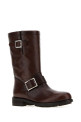 Chocolate leather Biker boots Bordeaux JIMMY CHOO (BIKERMIDSVH)