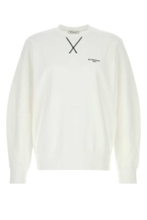 White cotton sweatshirt White GIVENCHY (BMJ0P63YS1)