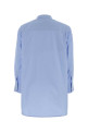 Сорочка оверсайз з блакитного попліну Blue ORIANE (BOYFRIENDSHIRT)