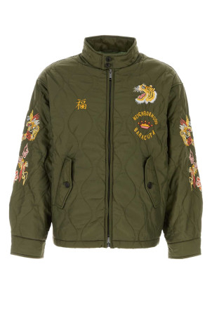 Army green nylon jacket Purple BARACUTA ENGLAND (BRCPS1092)