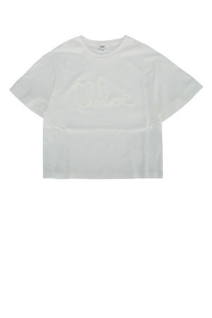SHORT SLEEVES TEE-SHIRT White CHLOE KIDS (C20858)