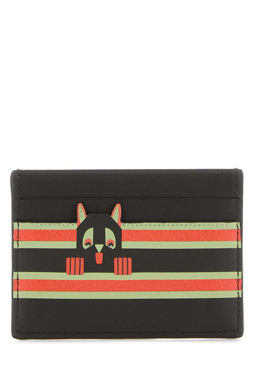 Темно-коричневый кожаный держатель для карт LOEWE (C643322X53)