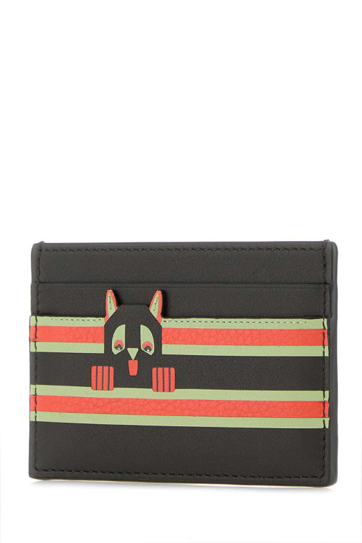 Темно-коричневый кожаный держатель для карт LOEWE (C643322X53)