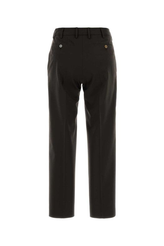 Dark brown stretch wool pant PT TORINO (CDVSEAZ00STDMA37)