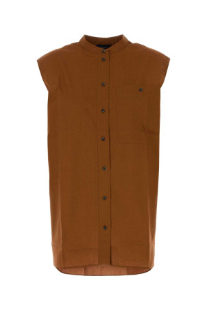 Brick cotton Colette shirt SOEUR (CHE1628)