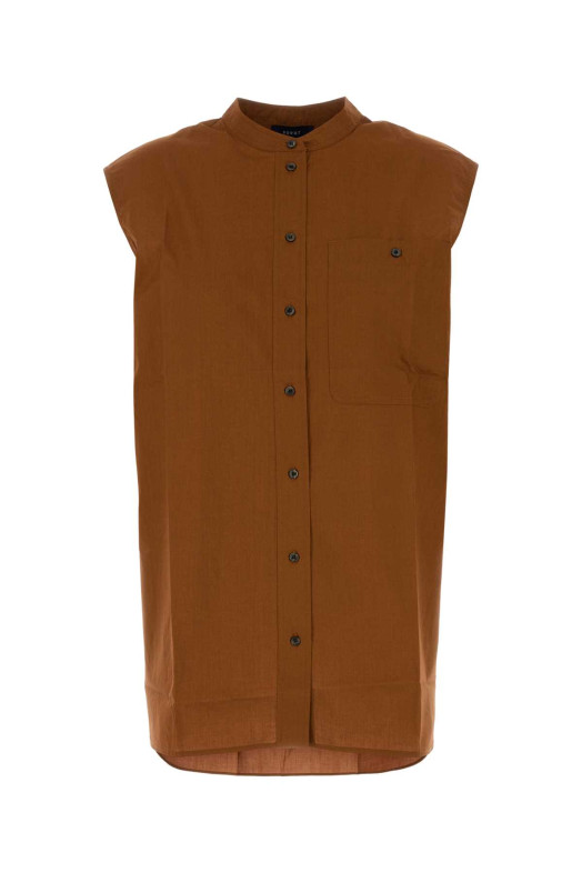 Brick cotton Colette shirt SOEUR (CHE1628)