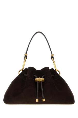 Dark brown suede small Cinch bucket bag JIMMY CHOO (CINCHSMALLSUE)