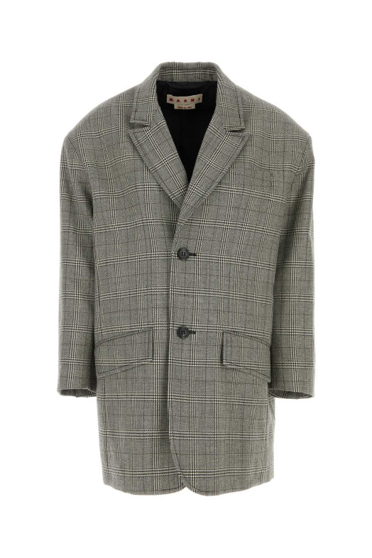 Embroidered wool oversize blazer MARNI (CPMA0292U0UTWA59)