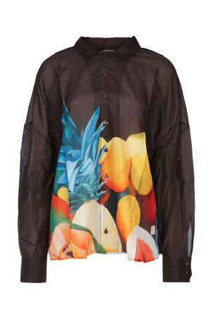 SALPICON LONG SLEEVE SILK SHIRT DONDE ESTEBAN (D2SH02B)