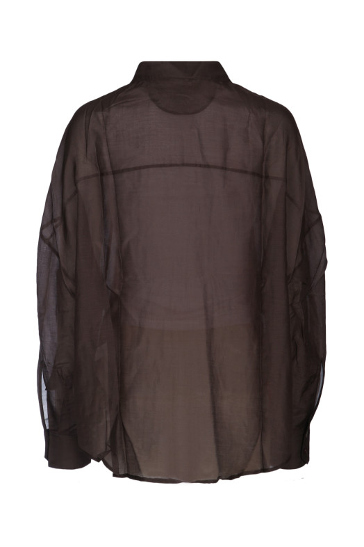 SALPICON LONG SLEEVE SILK SHIRT DONDE ESTEBAN (D2SH02B)