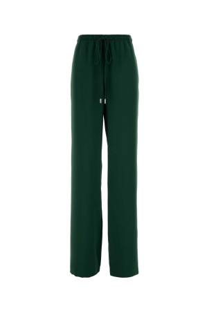 Темно-зеленые брюки из полиэстера ERMANNO SCERVINO (D472P310OWQ)