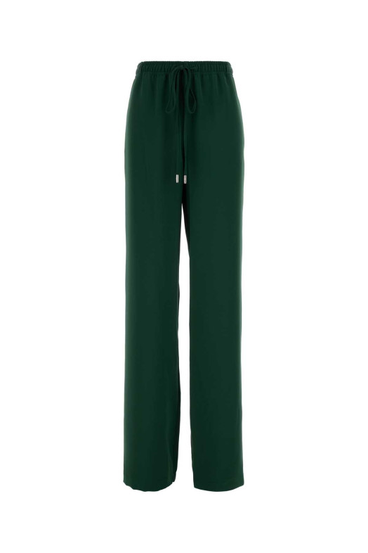 Темно-зеленые брюки из полиэстера ERMANNO SCERVINO (D472P310OWQ)