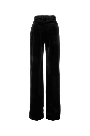 Black velvet palazzo pant ERMANNO SCERVINO (D476P718QVJQVJ)
