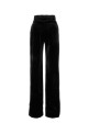 Брюки-палаццо из чёрного бархата ERMANNO SCERVINO (D476P718QVJQVJ)