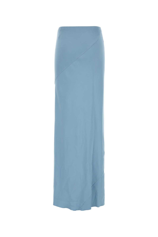 Light-blue twill skirt ERMANNO SCERVINO (D482O354HKI)