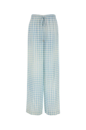 Printed silk pyjama pant ERMANNO SCERVINO (D482P355WJK)