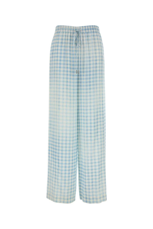 Printed silk pyjama pant ERMANNO SCERVINO (D482P355WJK)