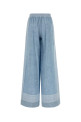 Printed silk wide-leg pant ERMANNO SCERVINO (D482P756YLT)