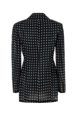 Блейзер з органзи з принтом ERMANNO SCERVINO (D486I723XPN)