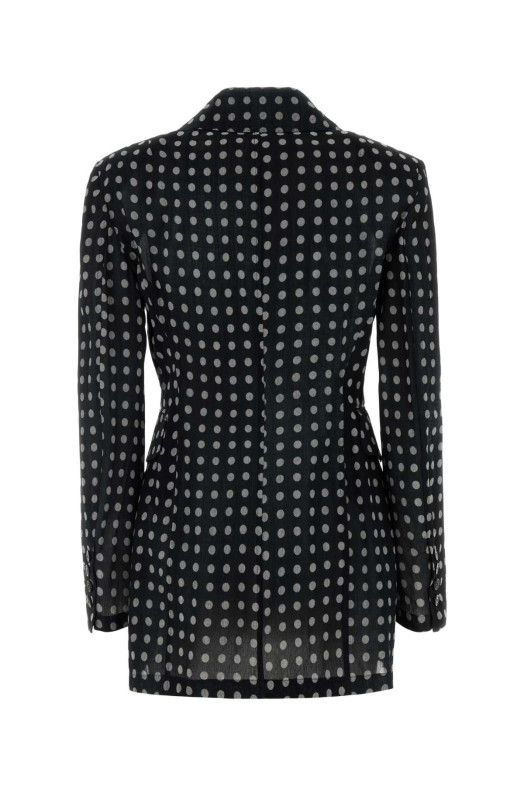 Блейзер з органзи з принтом ERMANNO SCERVINO (D486I723XPN)