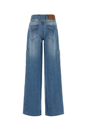Джинси-карго з деніму ERMANNO SCERVINO (D487P303ZIW)