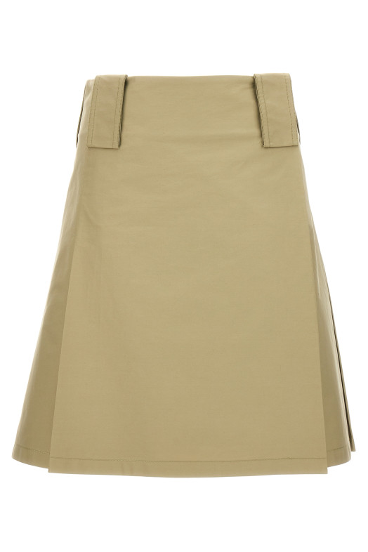 Pleated skirt Beige Pleated skirt Beige