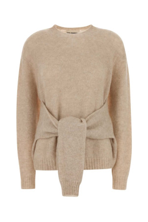 Beige stretch nylon blend sweater DES PHEMMES (D731KL)