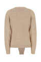 Beige stretch nylon blend sweater DES PHEMMES (D731KL)