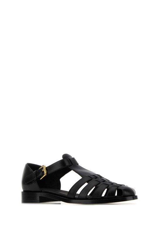 Black leather Kelsey ballerinas Black CHURCH'S (DX00013ZLG)